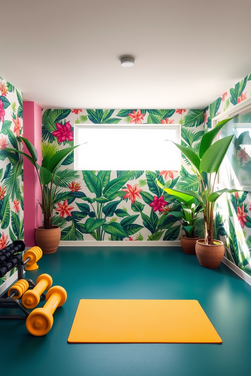 Tropical Wallpaper Decorating Ideas 21