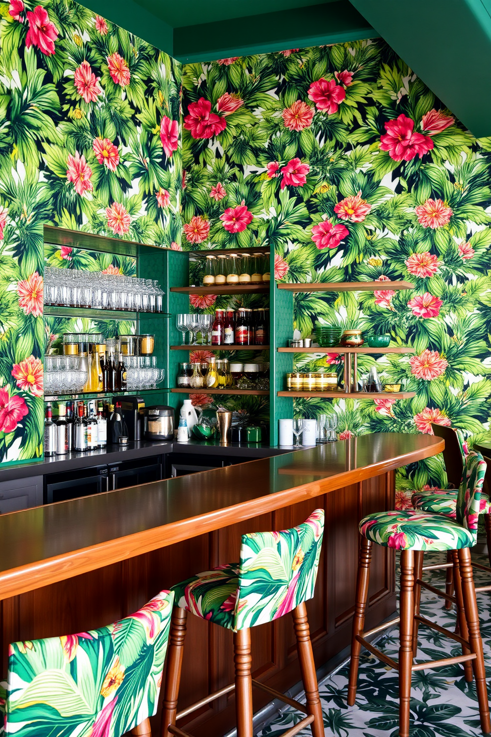 Tropical Wallpaper Decorating Ideas 22