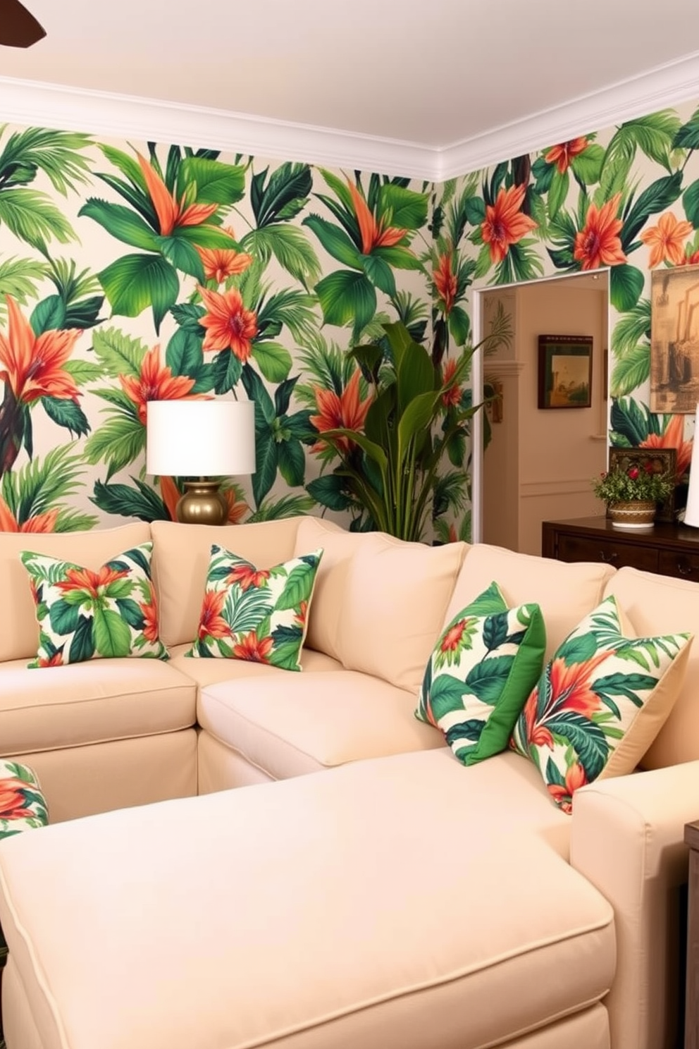 Tropical Wallpaper Decorating Ideas 3