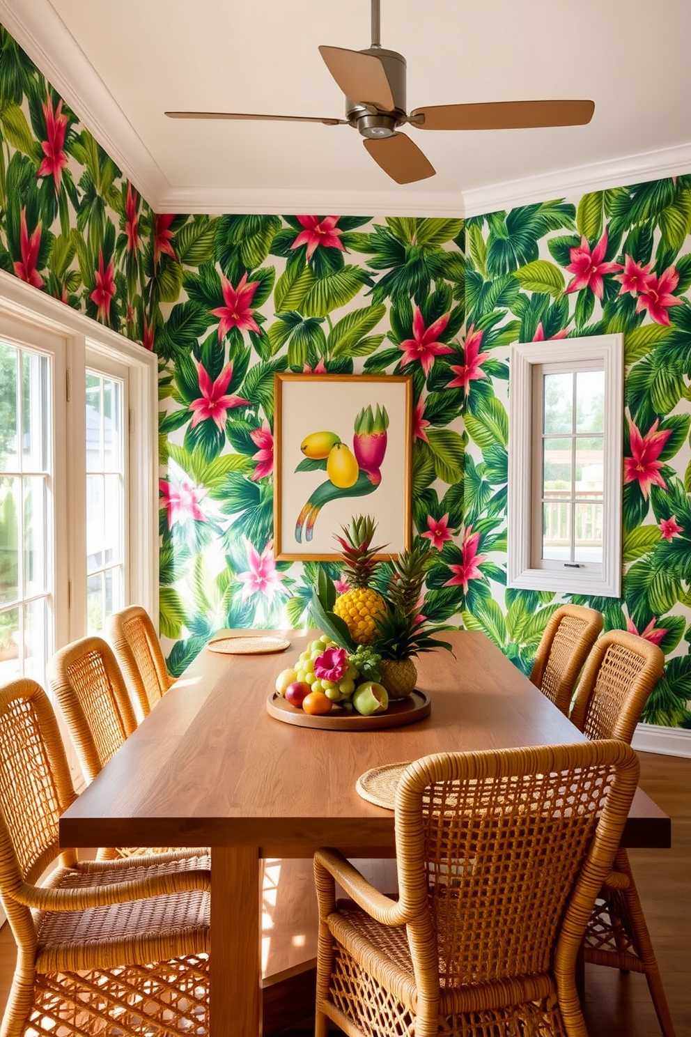 Tropical Wallpaper Decorating Ideas 7