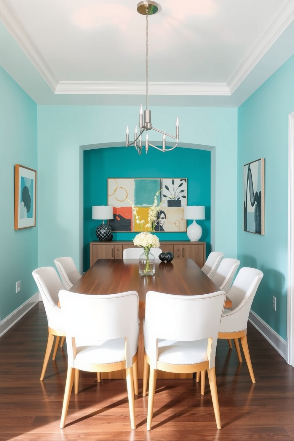 Turquoise Wall Painting Ideas 28