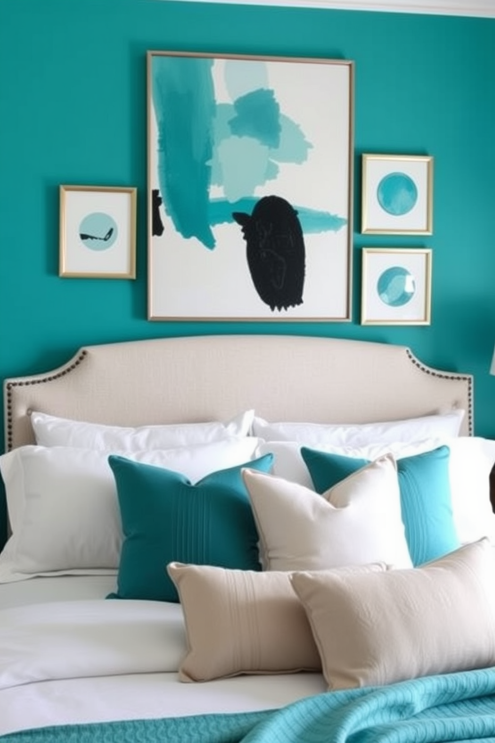 Turquoise Wall Painting Ideas 9