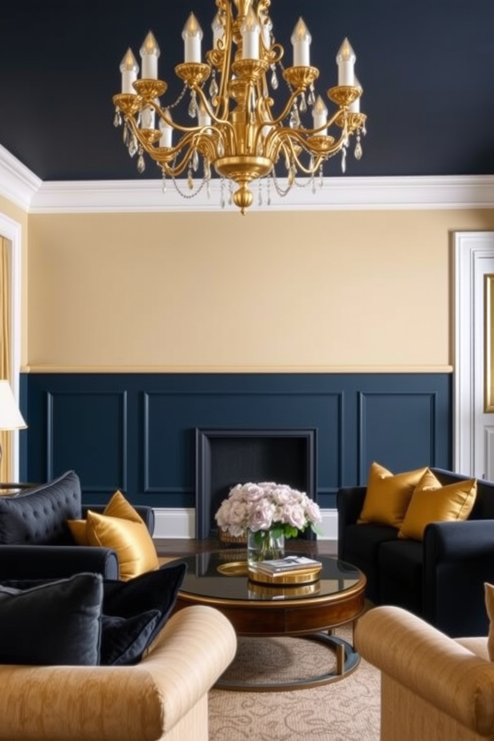 Two Tone Wall Painting Ideas 17