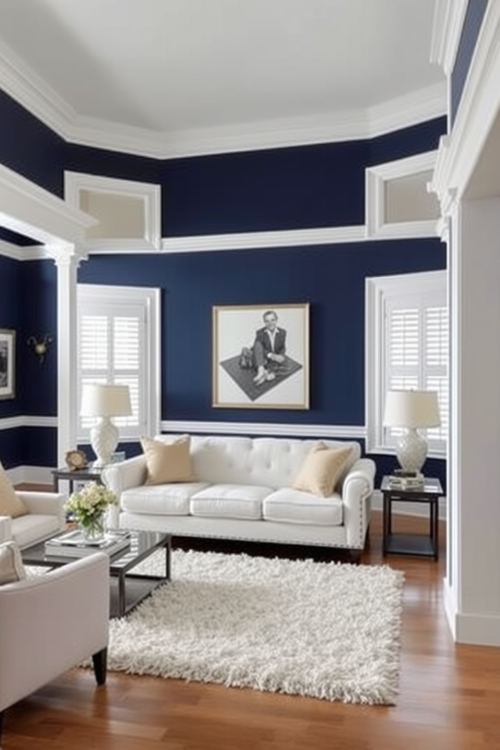 Two Tone Wall Painting Ideas 2