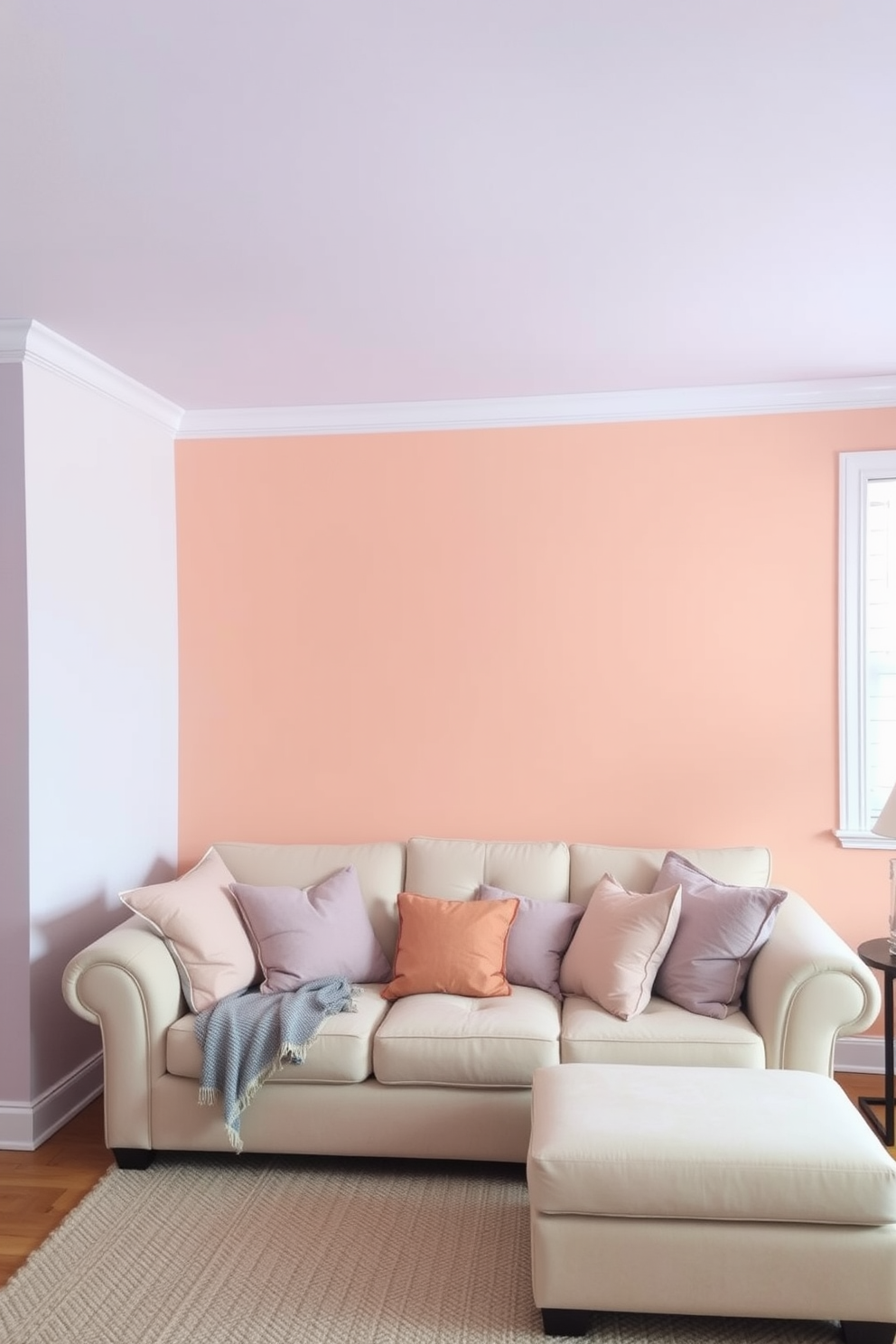 Two Tone Wall Painting Ideas 21