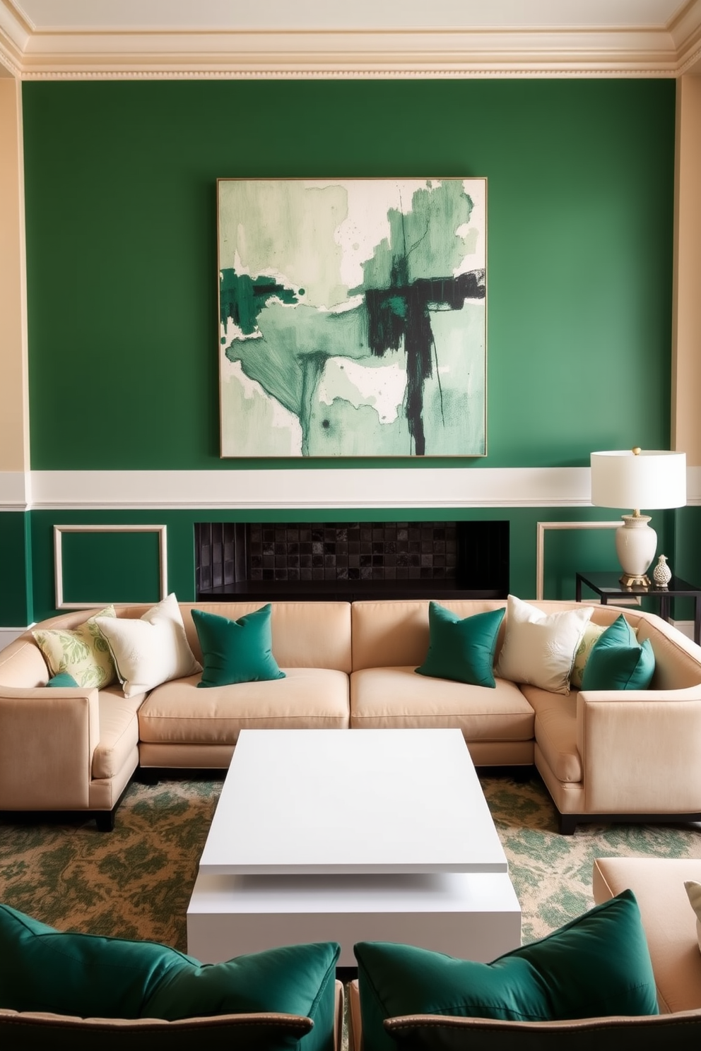 Two Tone Wall Painting Ideas 3