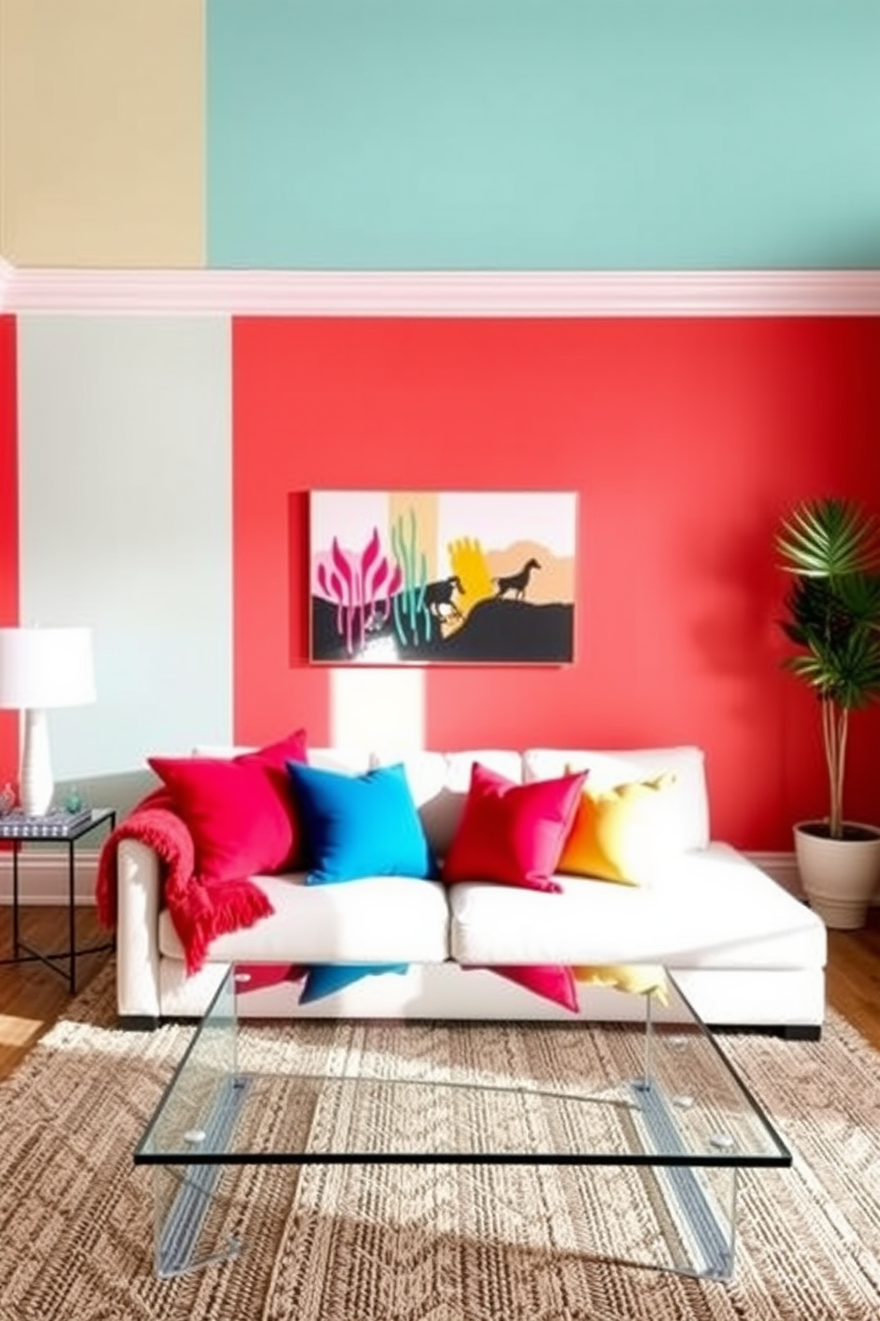 Two Tone Wall Painting Ideas 9