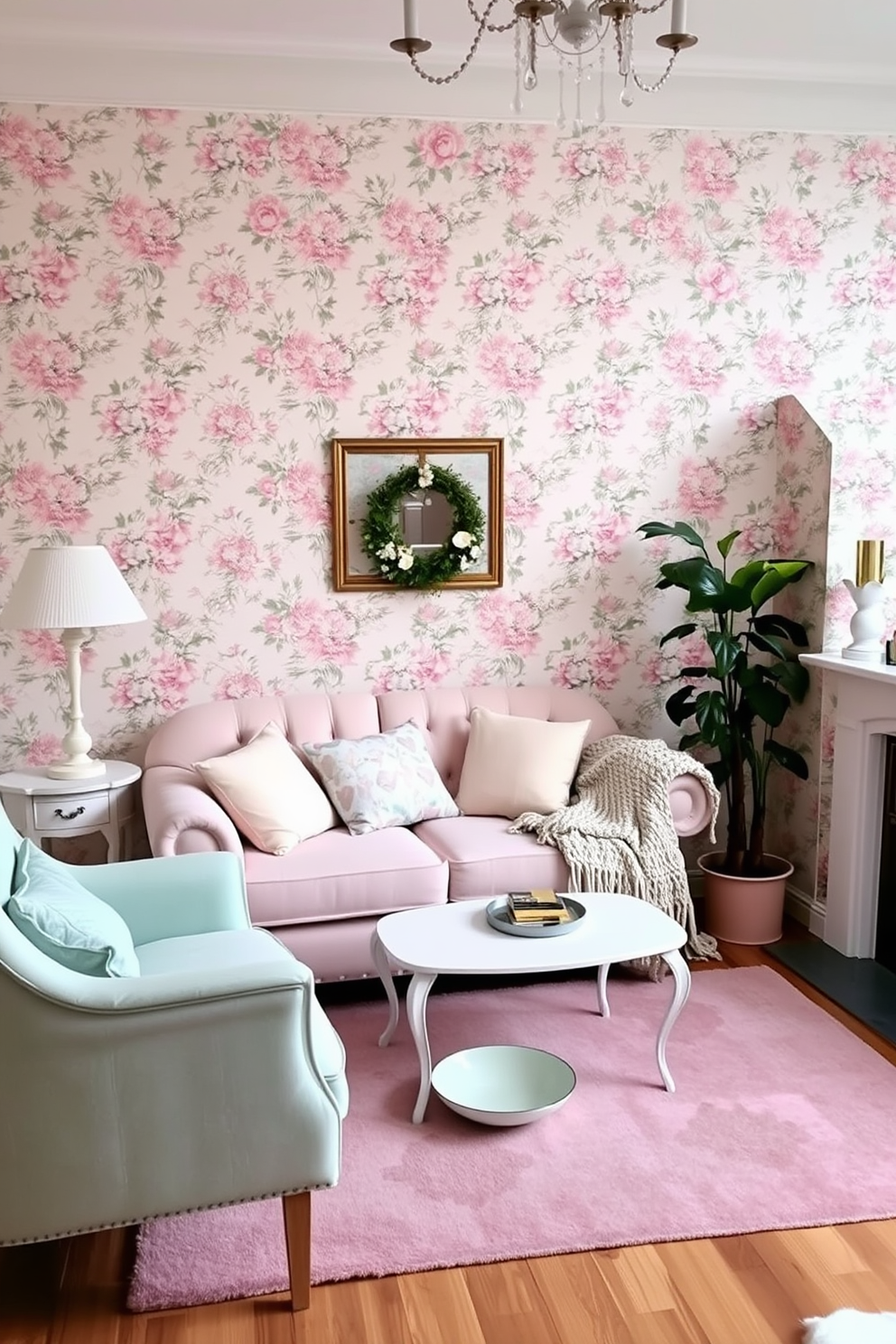 Vintage Wallpaper Decorating Ideas 10