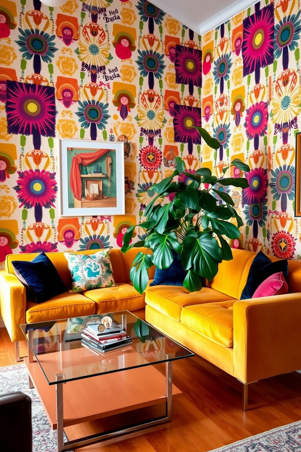 Vintage Wallpaper Decorating Ideas 12