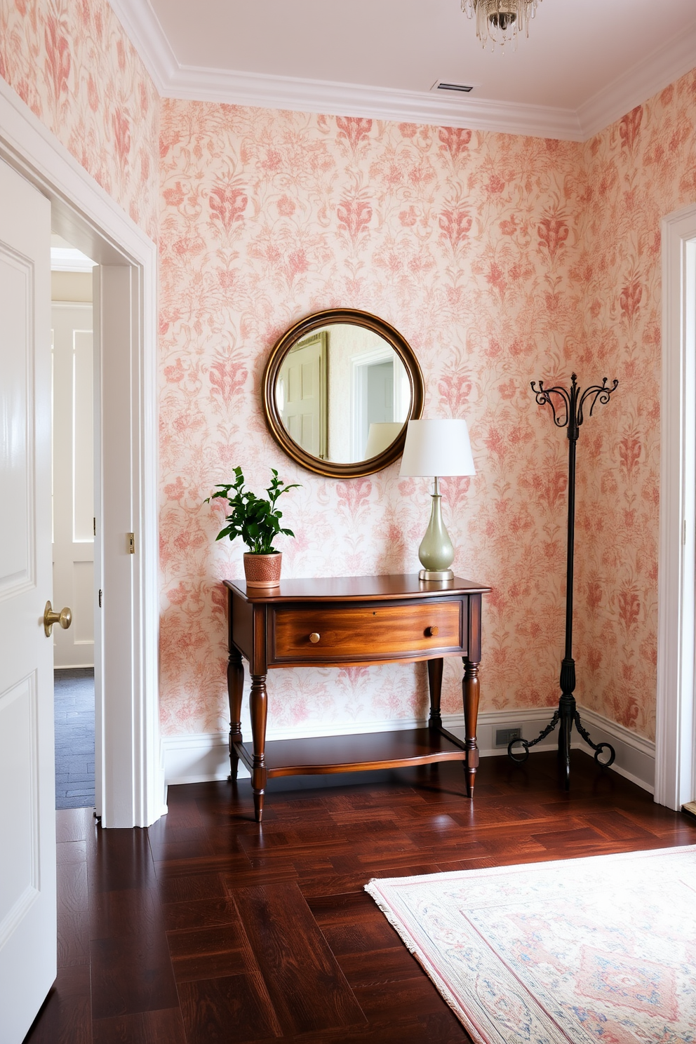 Vintage Wallpaper Decorating Ideas 28