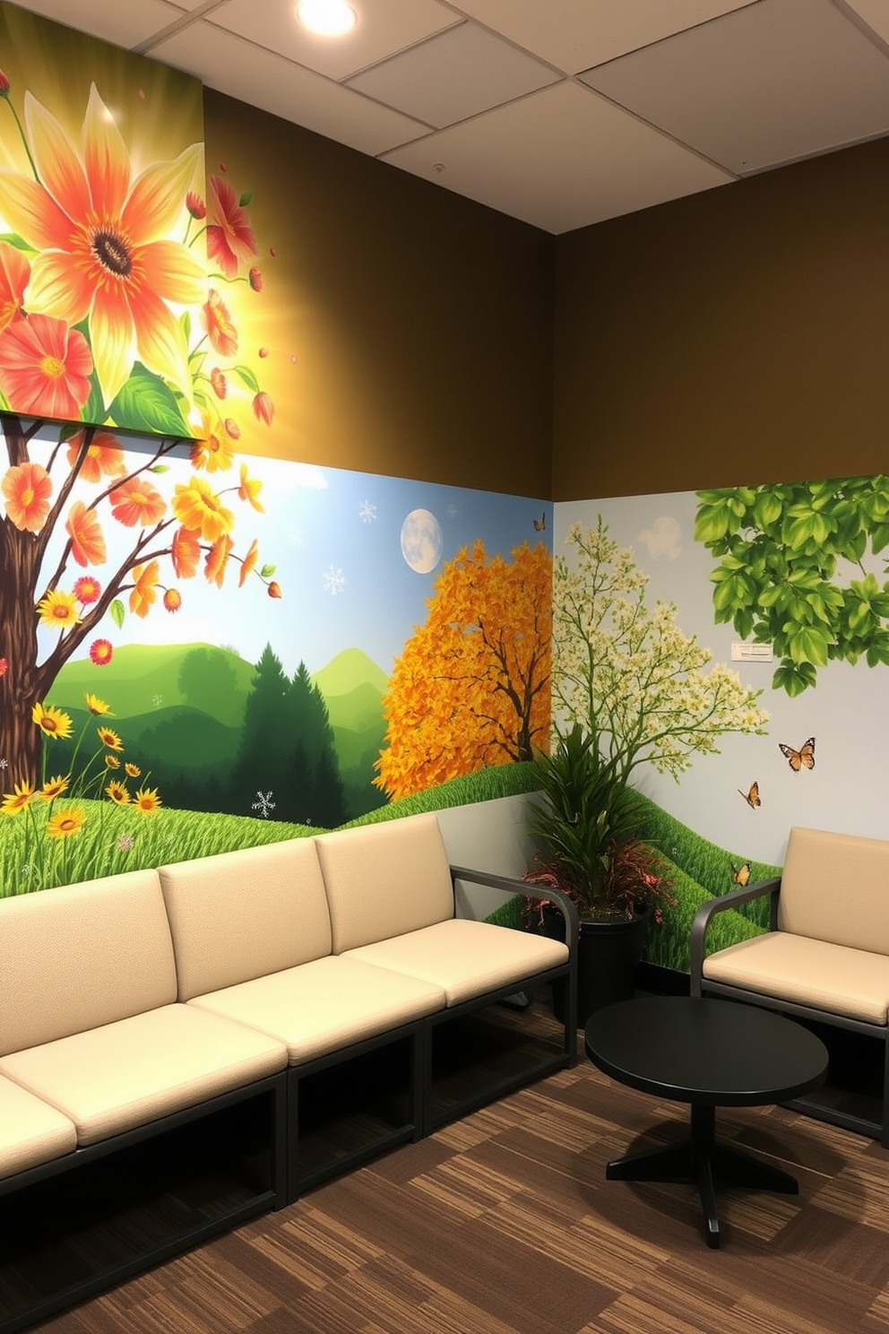 Waiting Room Wall Painting Ideas 17