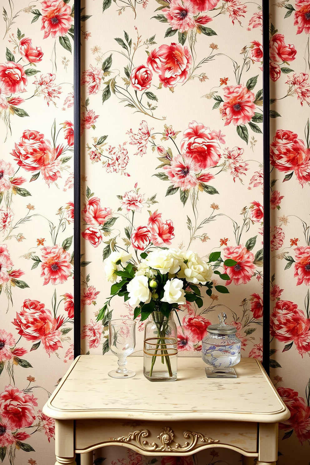 Watercolor Wallpaper Decorating Ideas 14