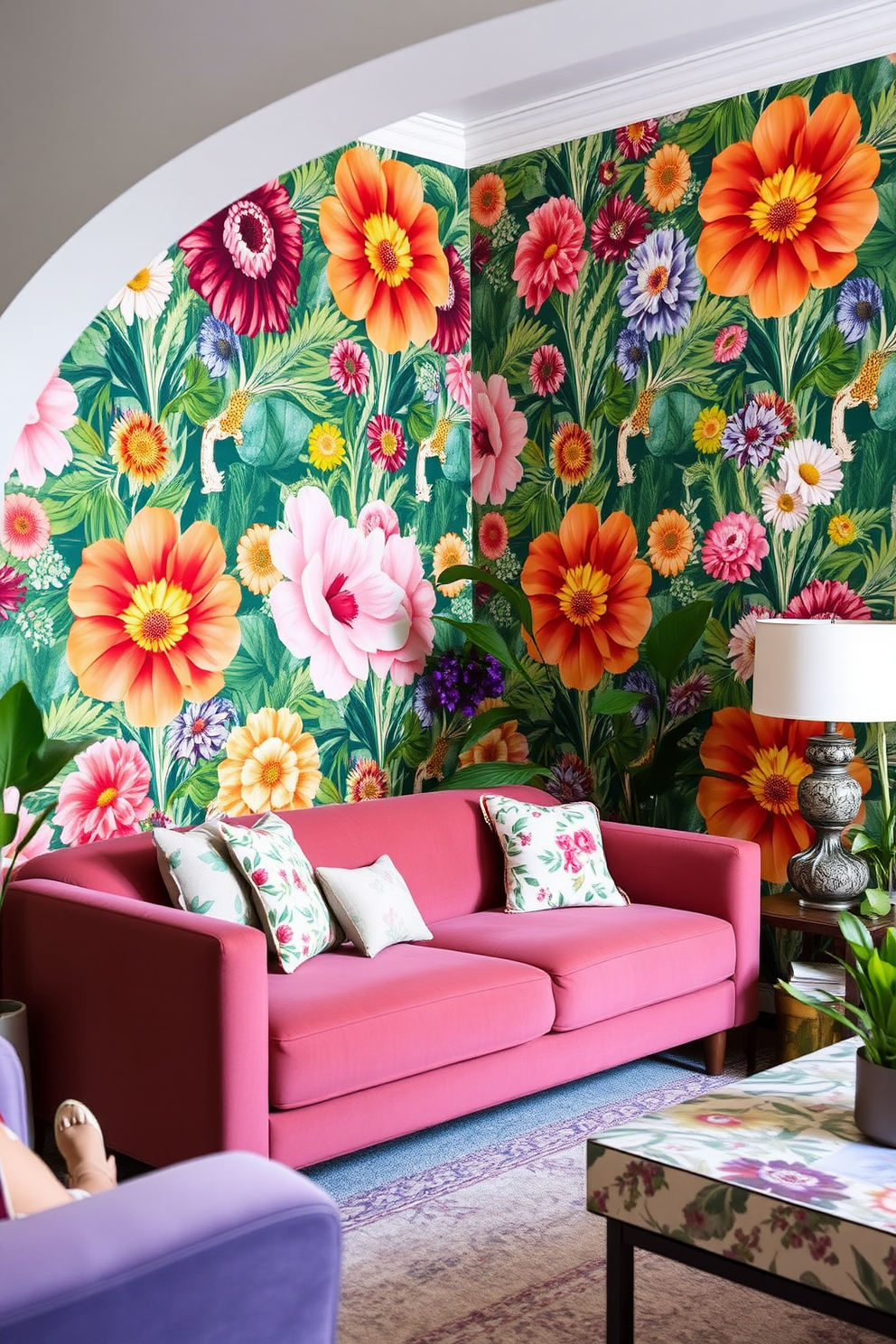 Watercolor Wallpaper Decorating Ideas 2