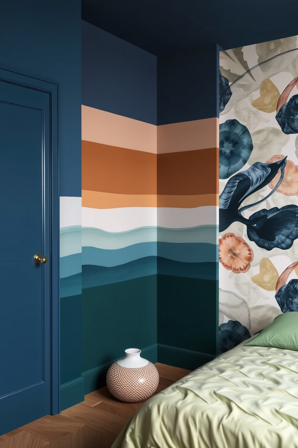 Watercolor Wallpaper Decorating Ideas 22