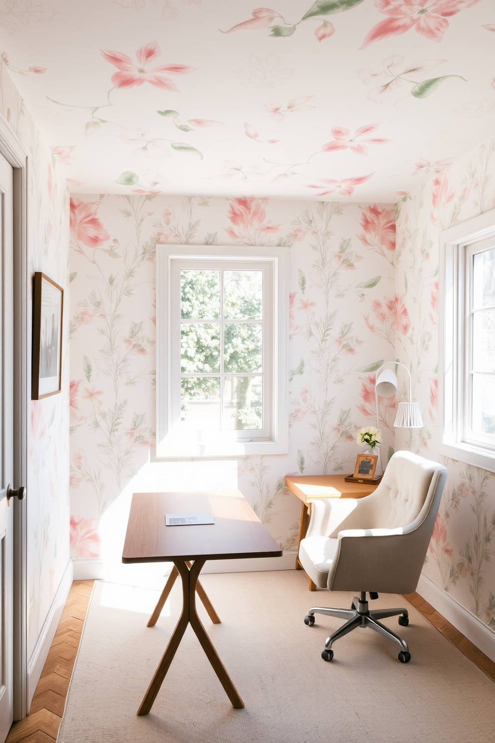 Watercolor Wallpaper Decorating Ideas 23