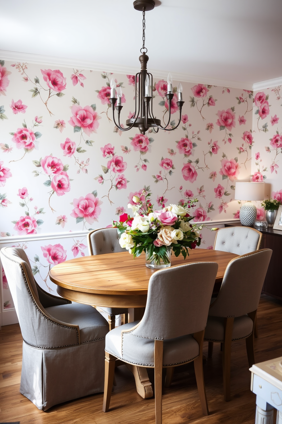 Watercolor Wallpaper Decorating Ideas 24