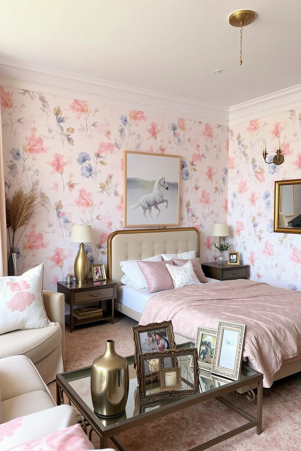 Watercolor Wallpaper Decorating Ideas 29