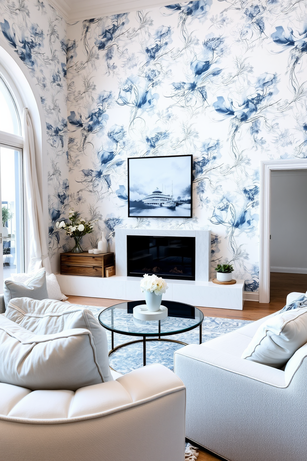 Watercolor Wallpaper Decorating Ideas 9