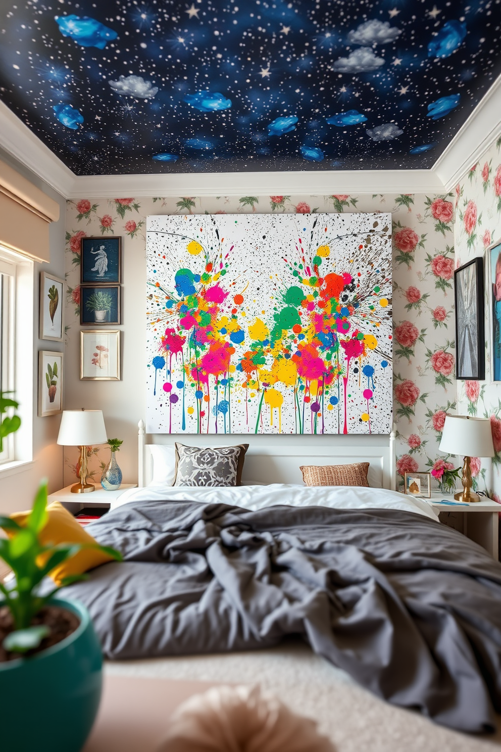 Whimsical Wallpaper Decorating Ideas 13