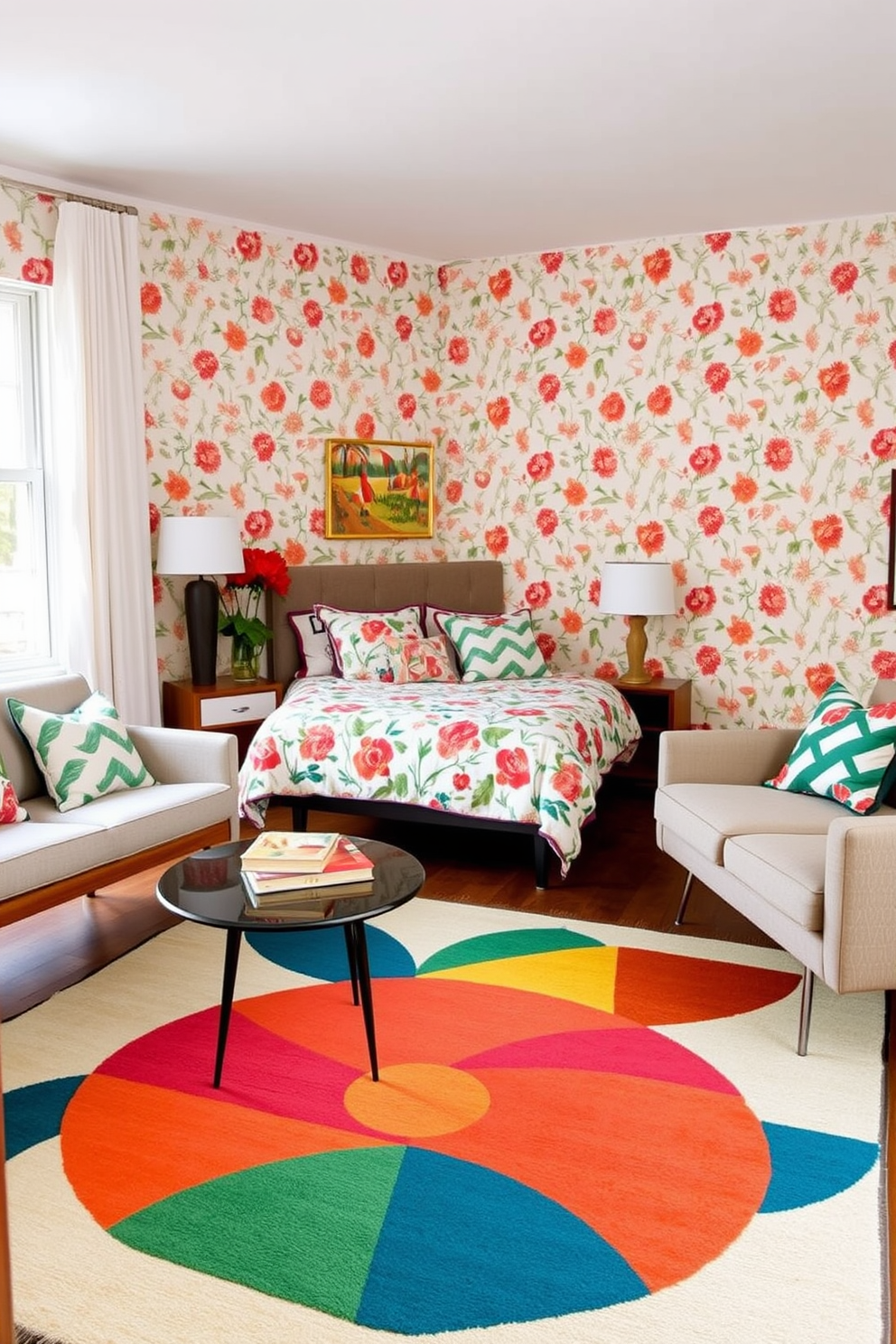 Whimsical Wallpaper Decorating Ideas 16