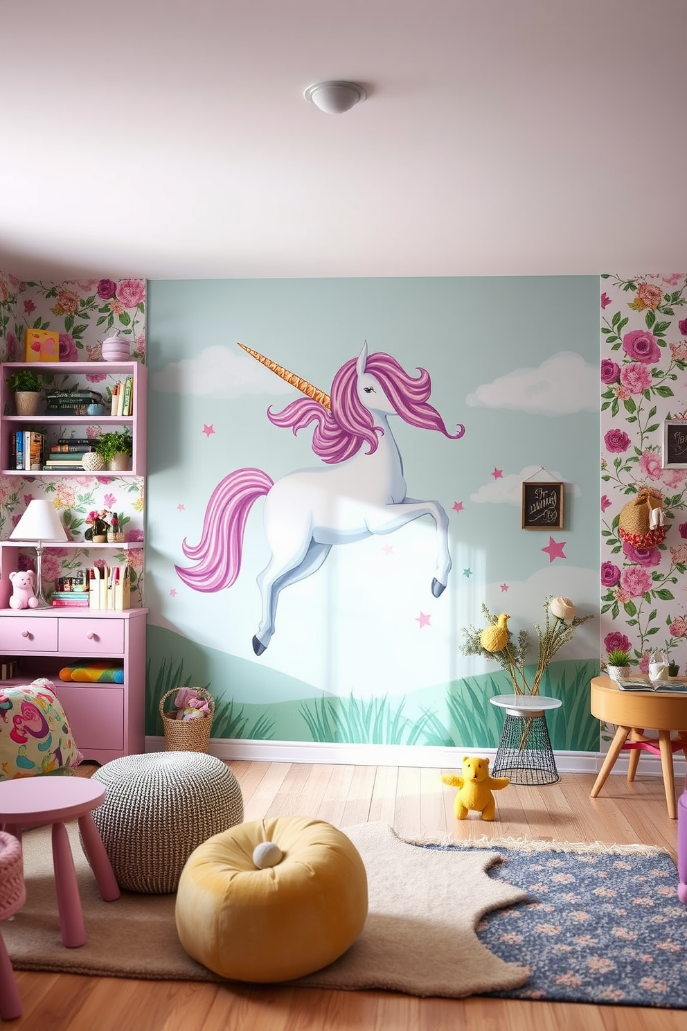 Whimsical Wallpaper Decorating Ideas 17