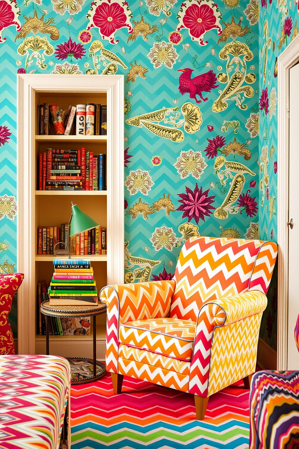 Whimsical Wallpaper Decorating Ideas 29