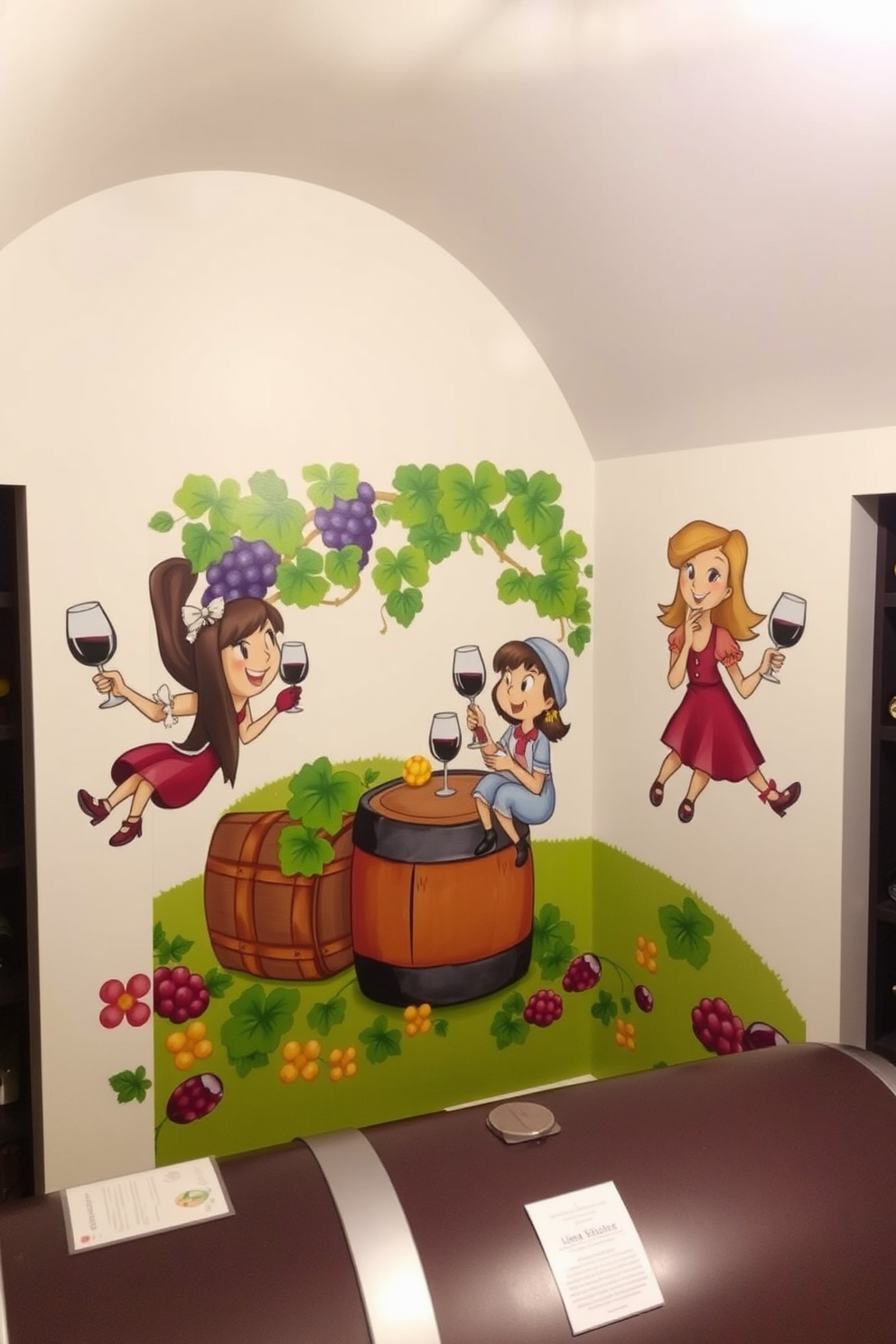 Wine Cellar Wall Painting Ideas 12