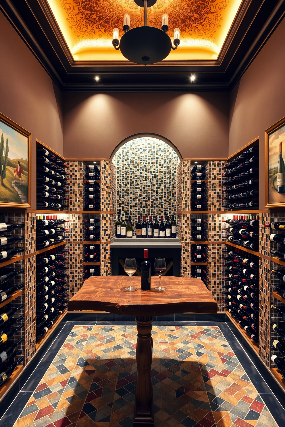 Wine Cellar Wall Painting Ideas 22