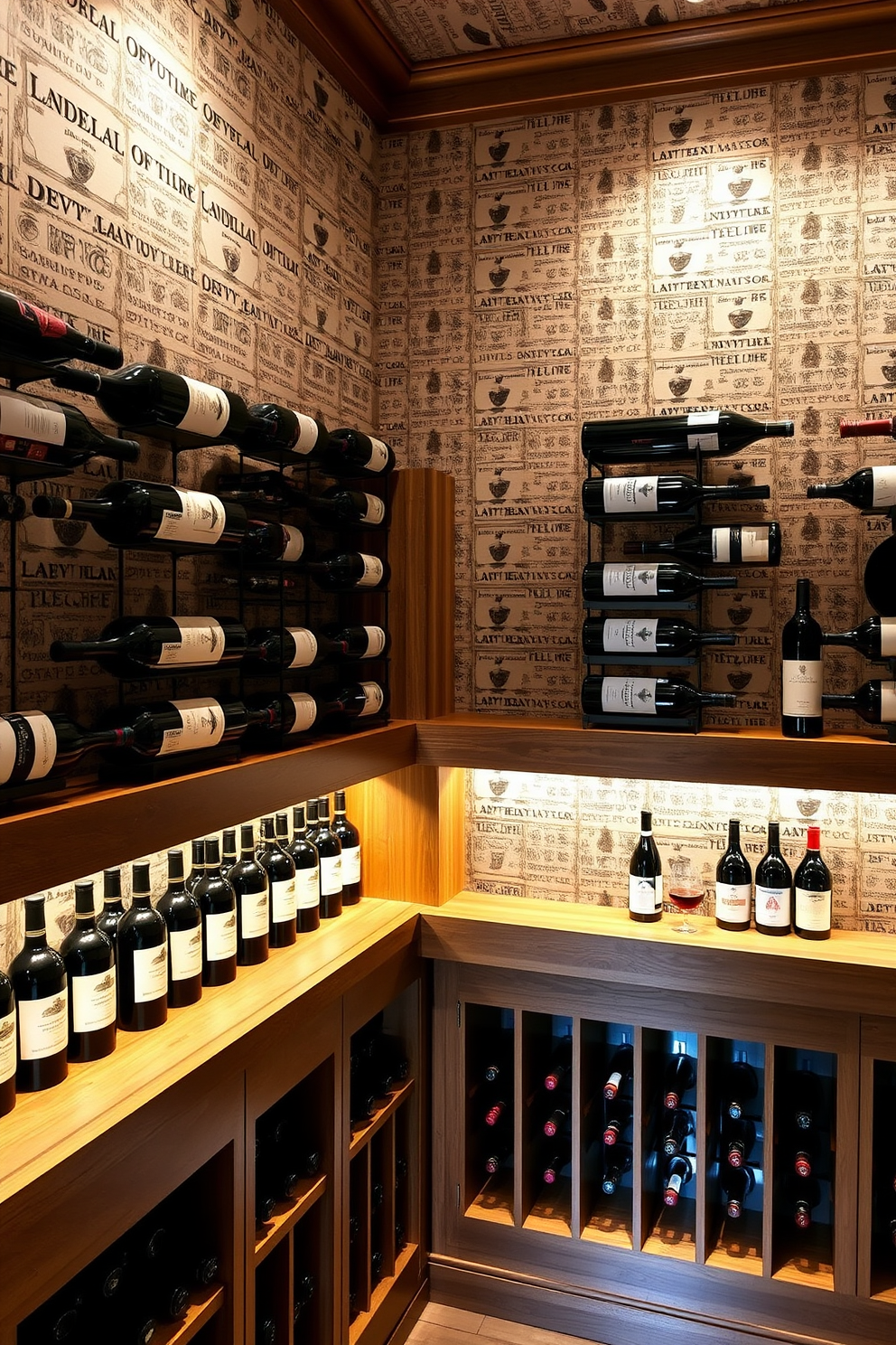 Wine Cellar Wallpaper Decorating Ideas 12