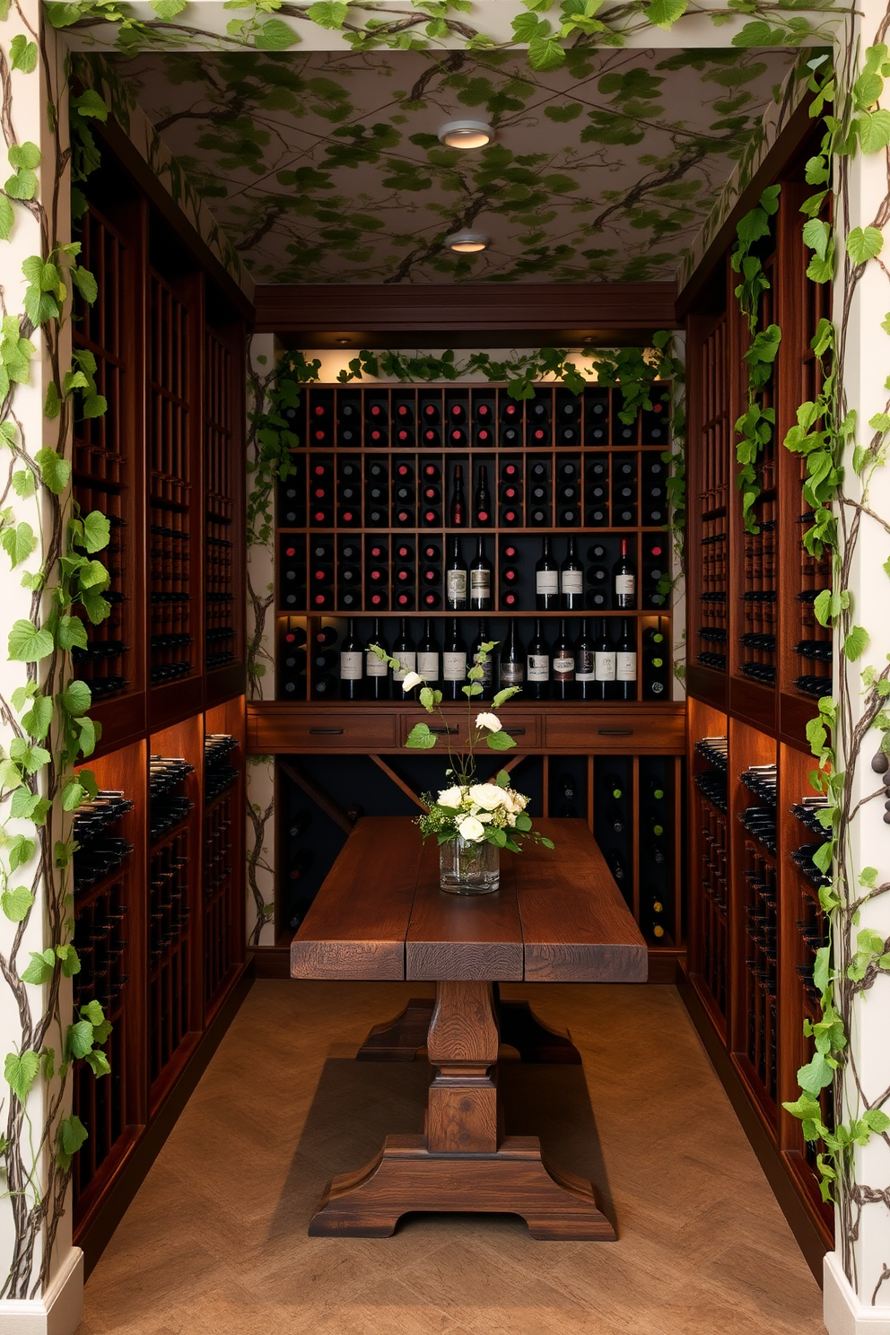 Wine Cellar Wallpaper Decorating Ideas 14