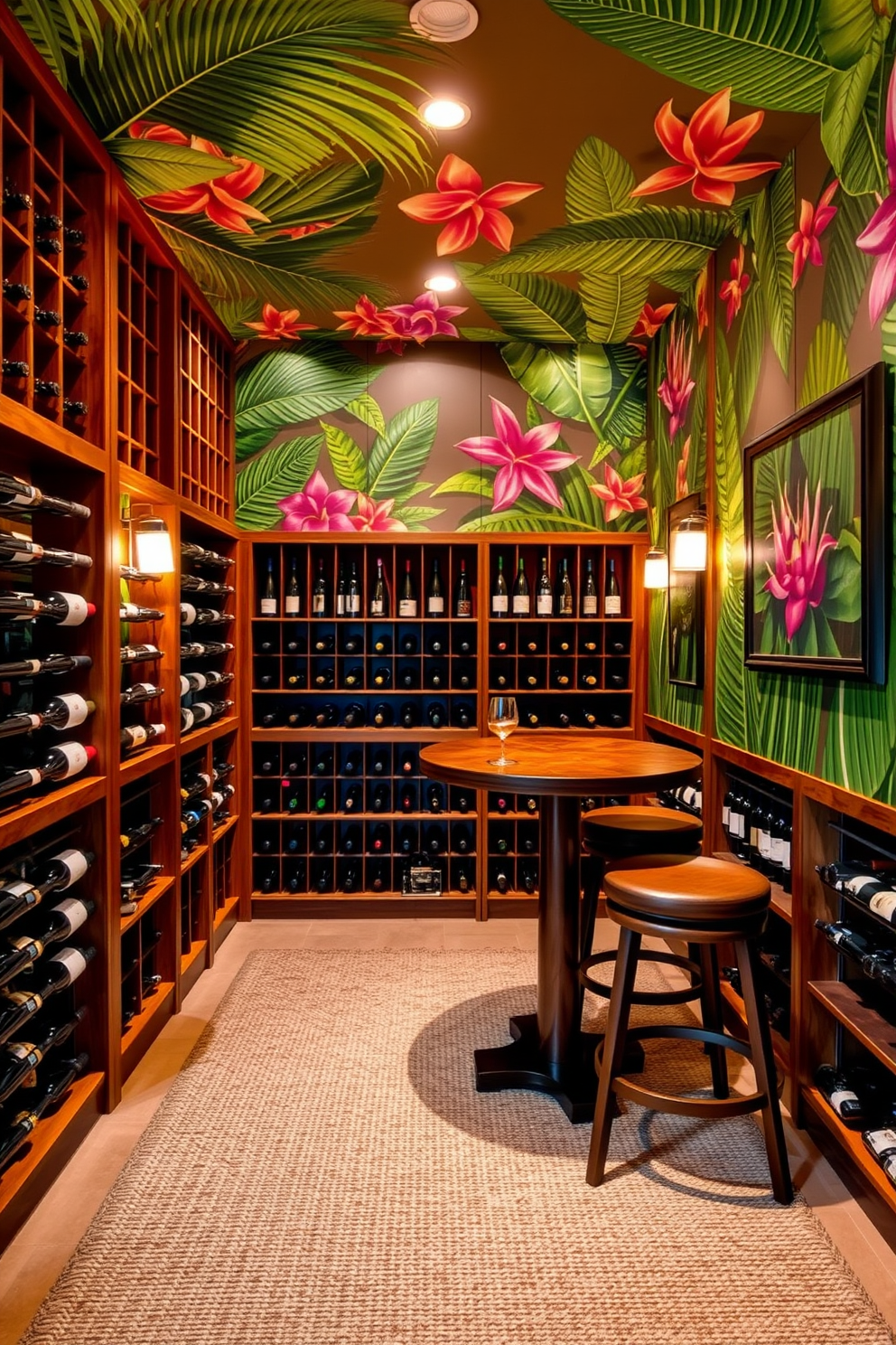 Wine Cellar Wallpaper Decorating Ideas 16