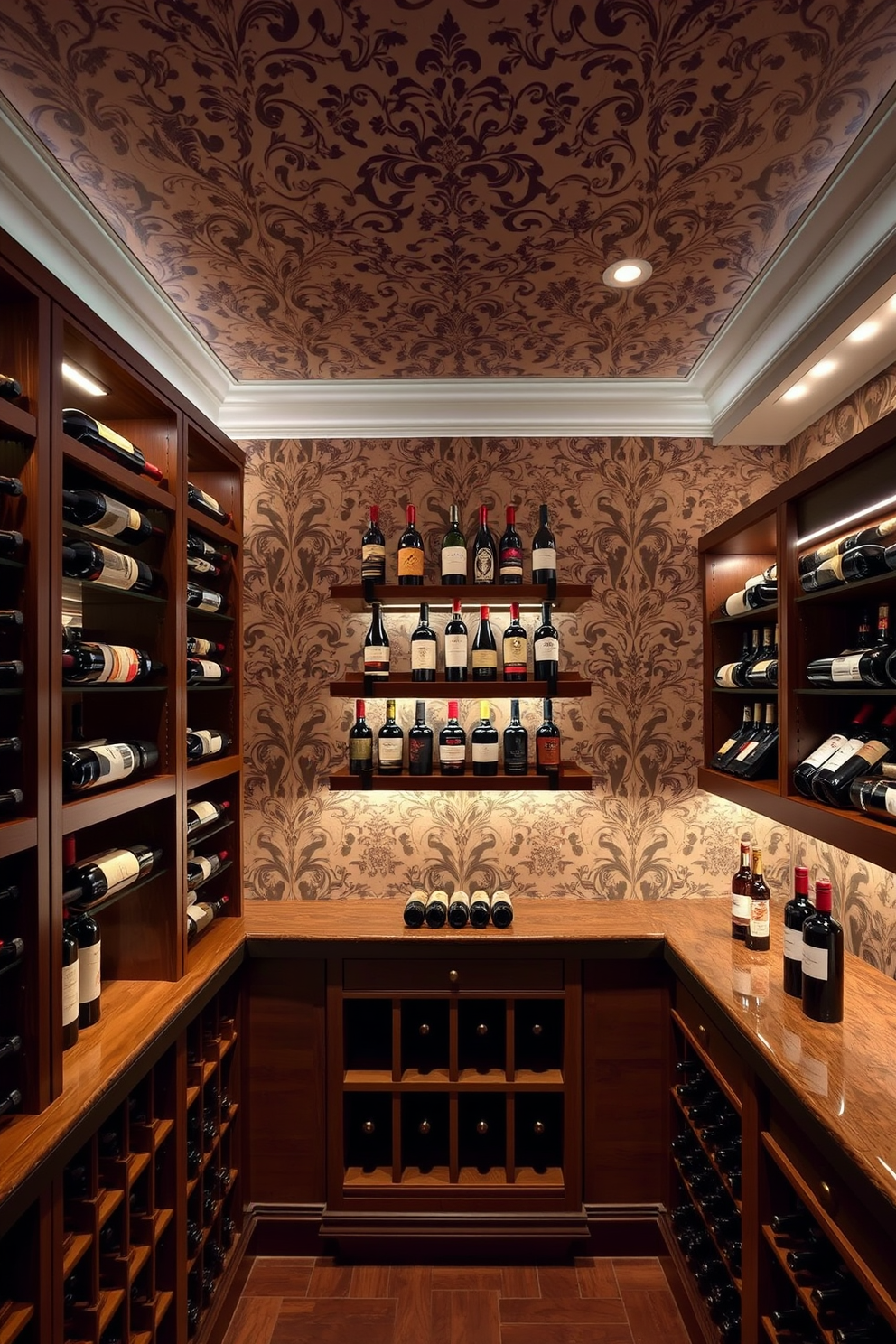 Wine Cellar Wallpaper Decorating Ideas 21