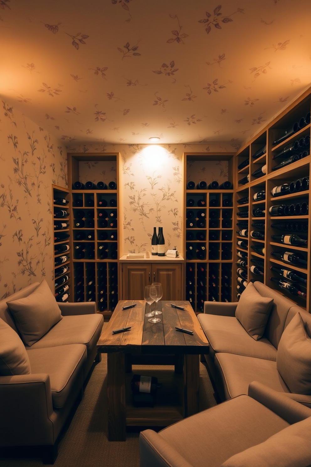 Wine Cellar Wallpaper Decorating Ideas 7