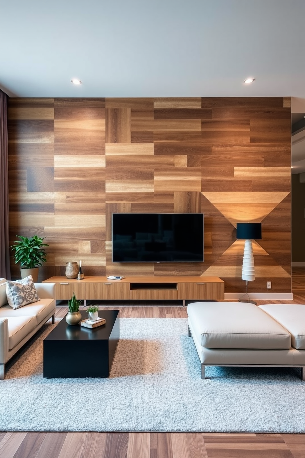 Wood Panel Wallpaper Decorating Ideas 1