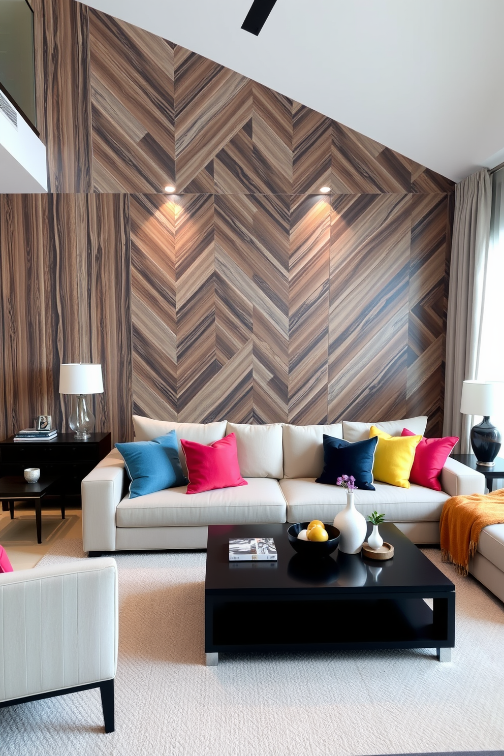 Wood Panel Wallpaper Decorating Ideas 14