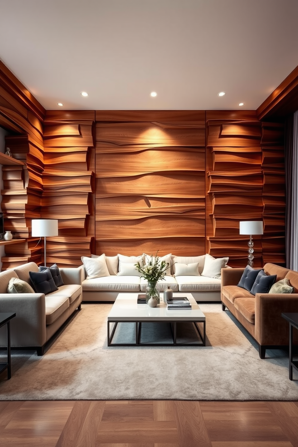 Wood Panel Wallpaper Decorating Ideas 23