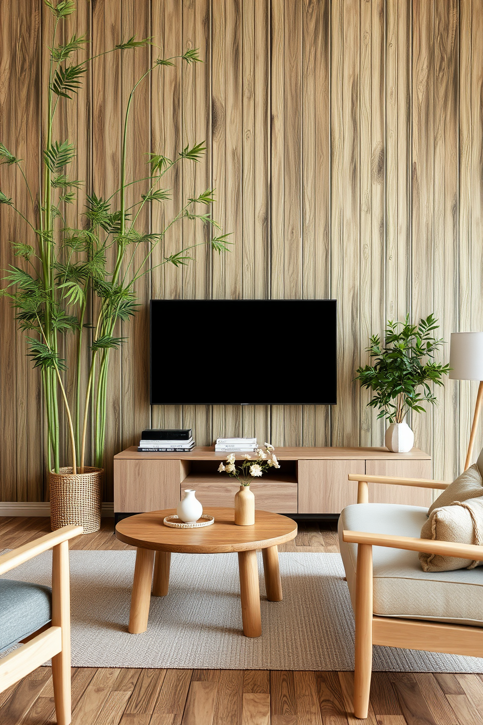 Wood Panel Wallpaper Decorating Ideas 30