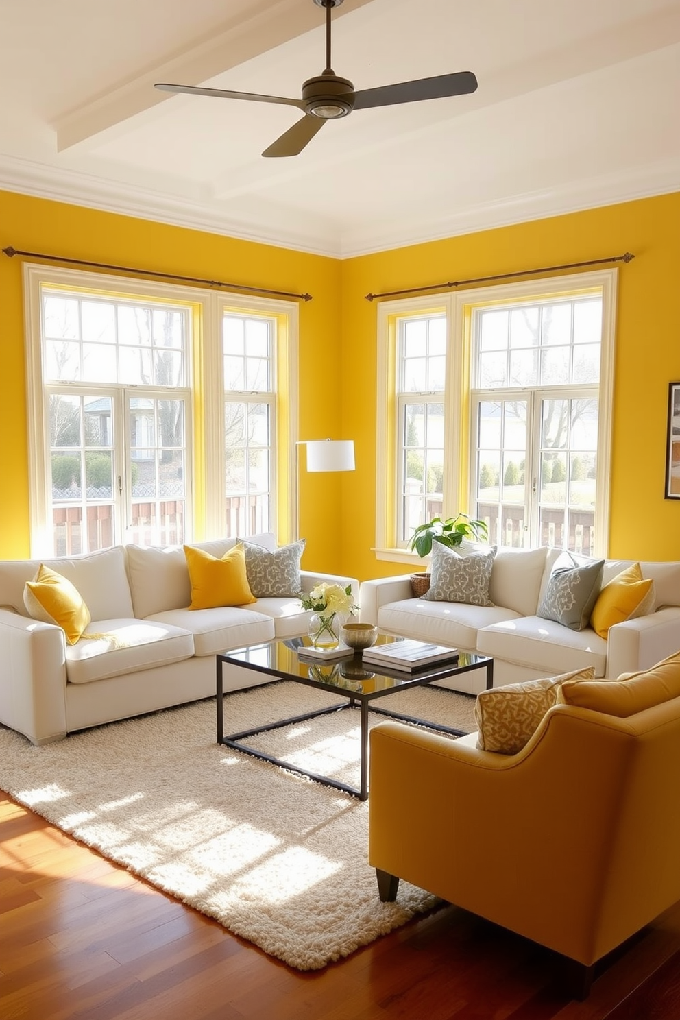 Yellow Wall Painting Ideas 15