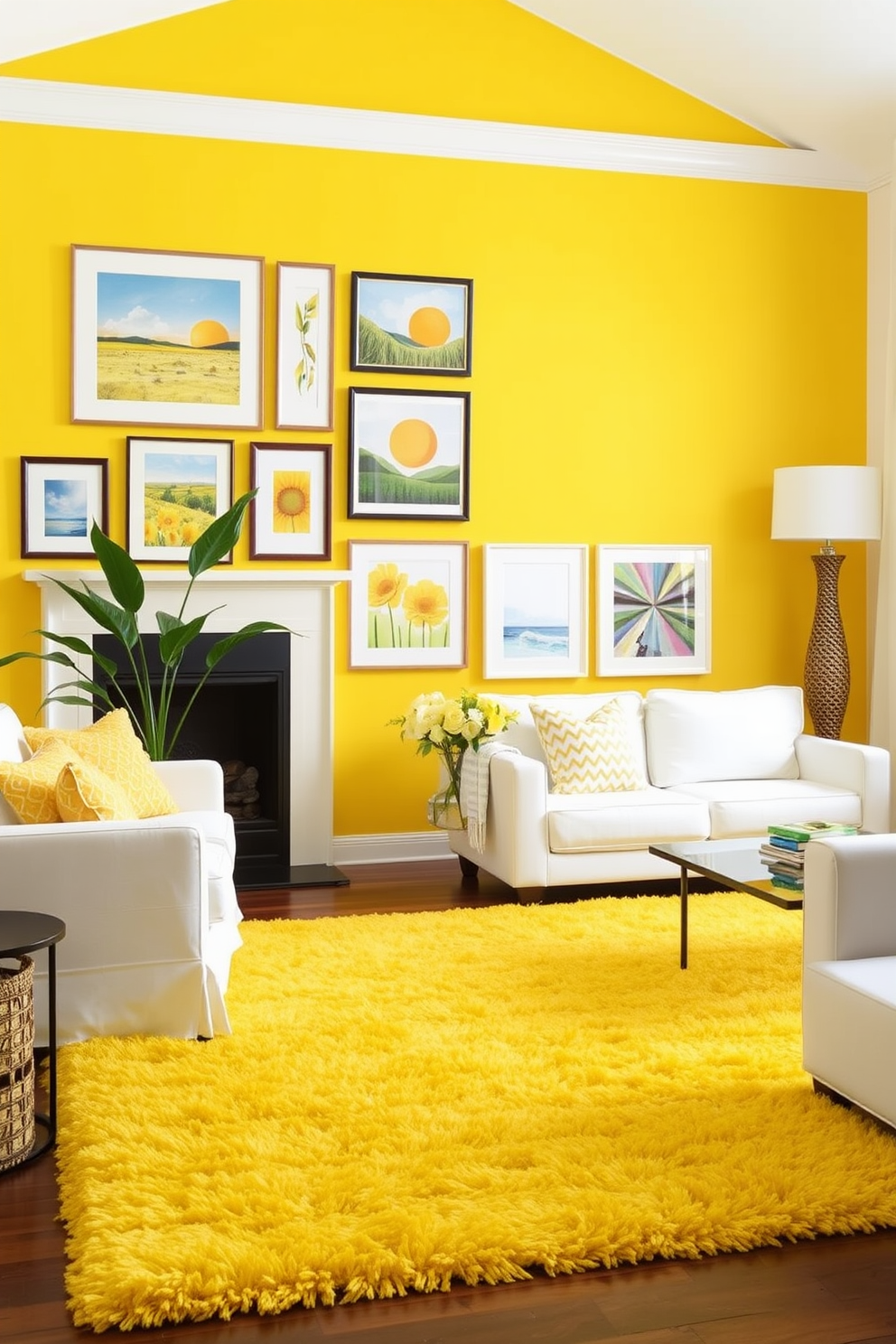 Yellow Wall Painting Ideas 2