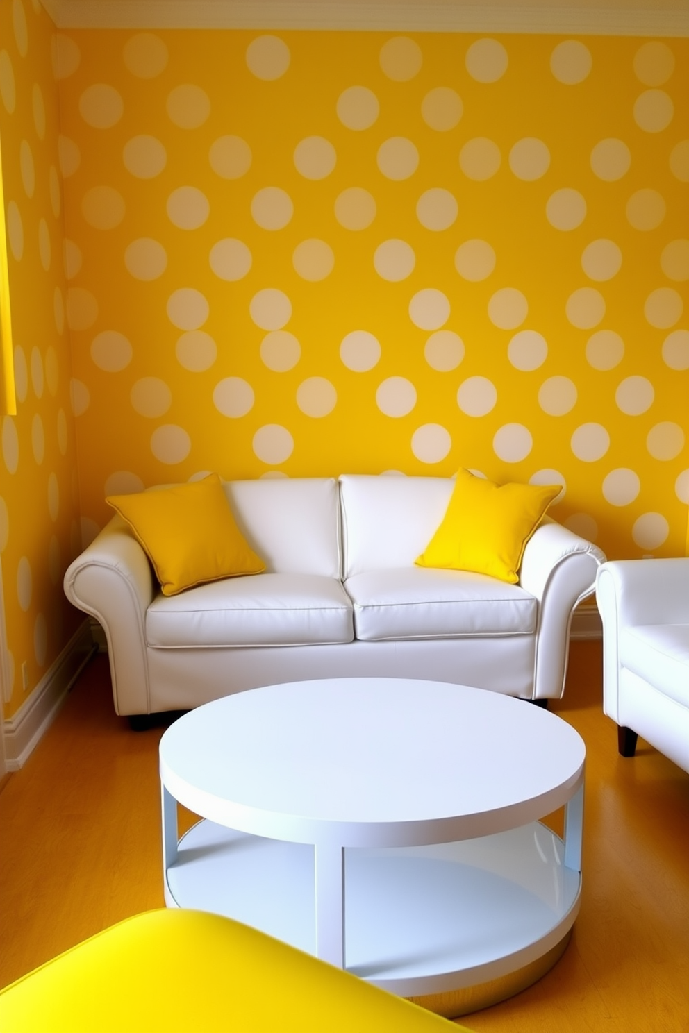 Yellow Wall Painting Ideas 25