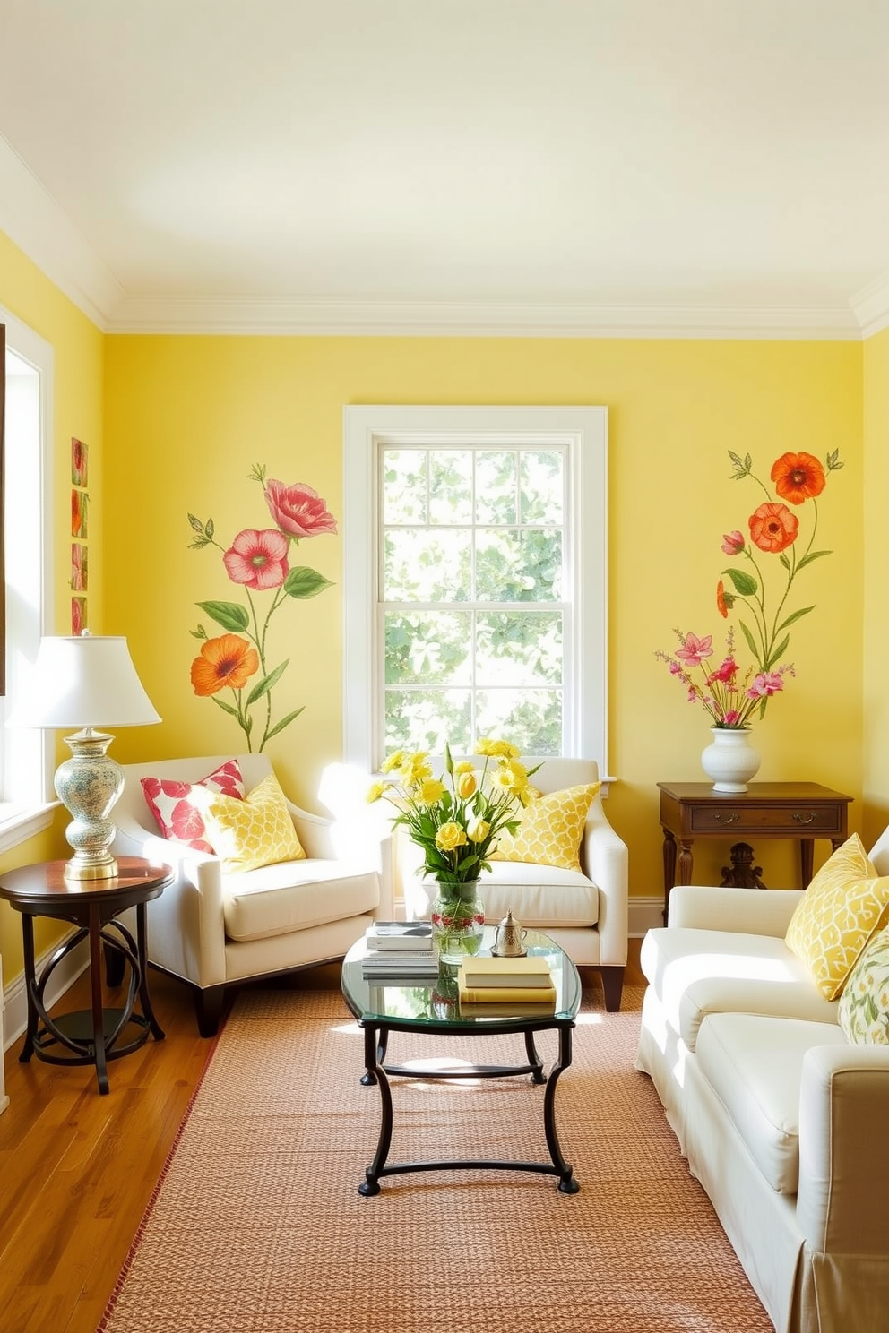 Yellow Wall Painting Ideas 28