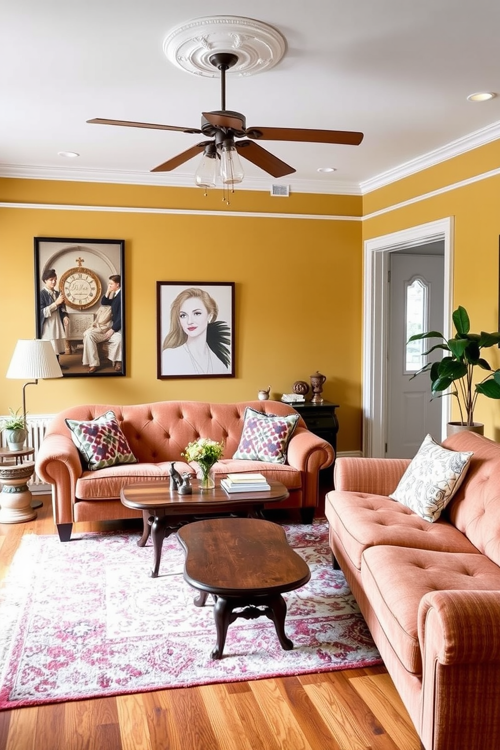 Yellow Wall Painting Ideas 3