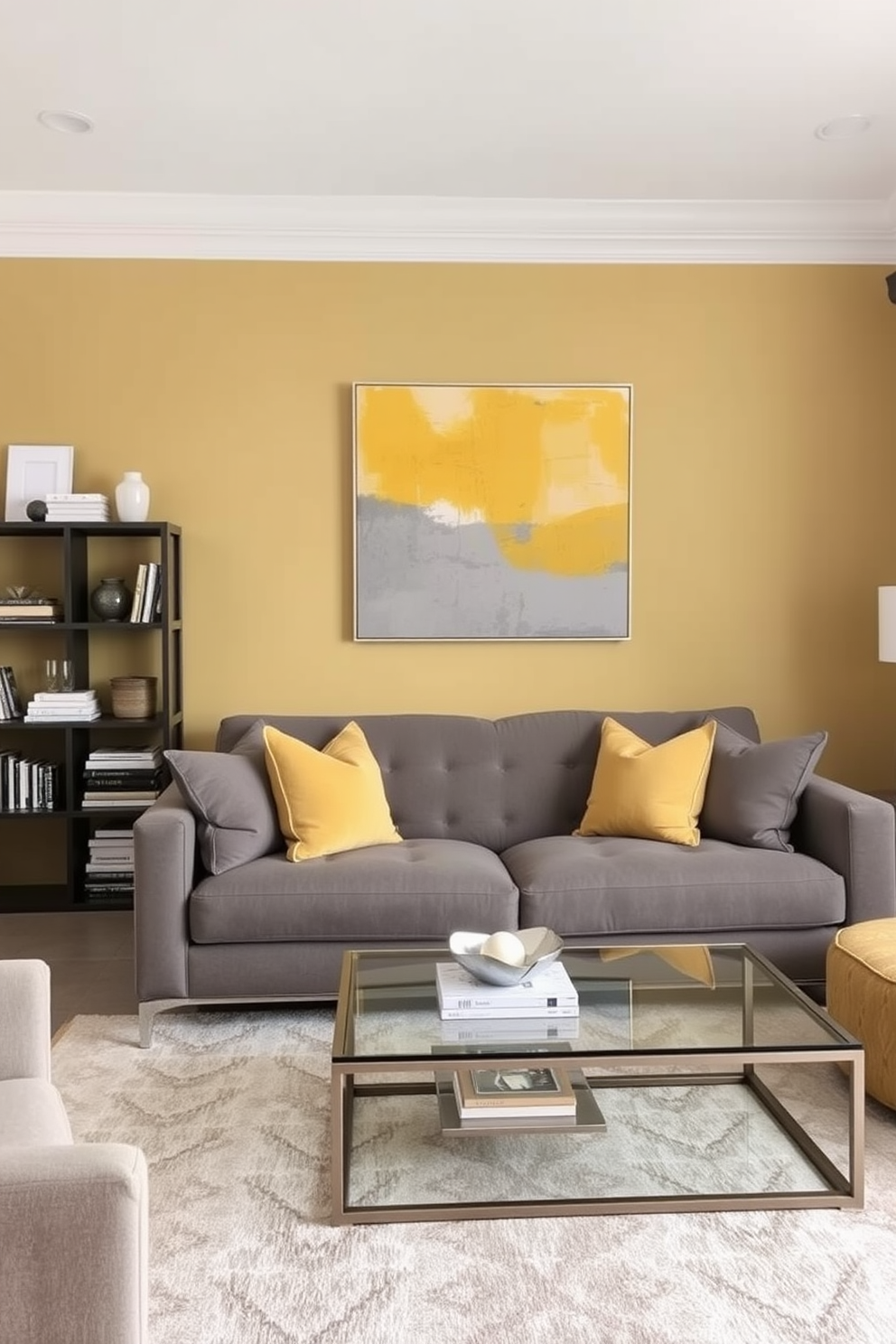 Yellow Wall Painting Ideas 30