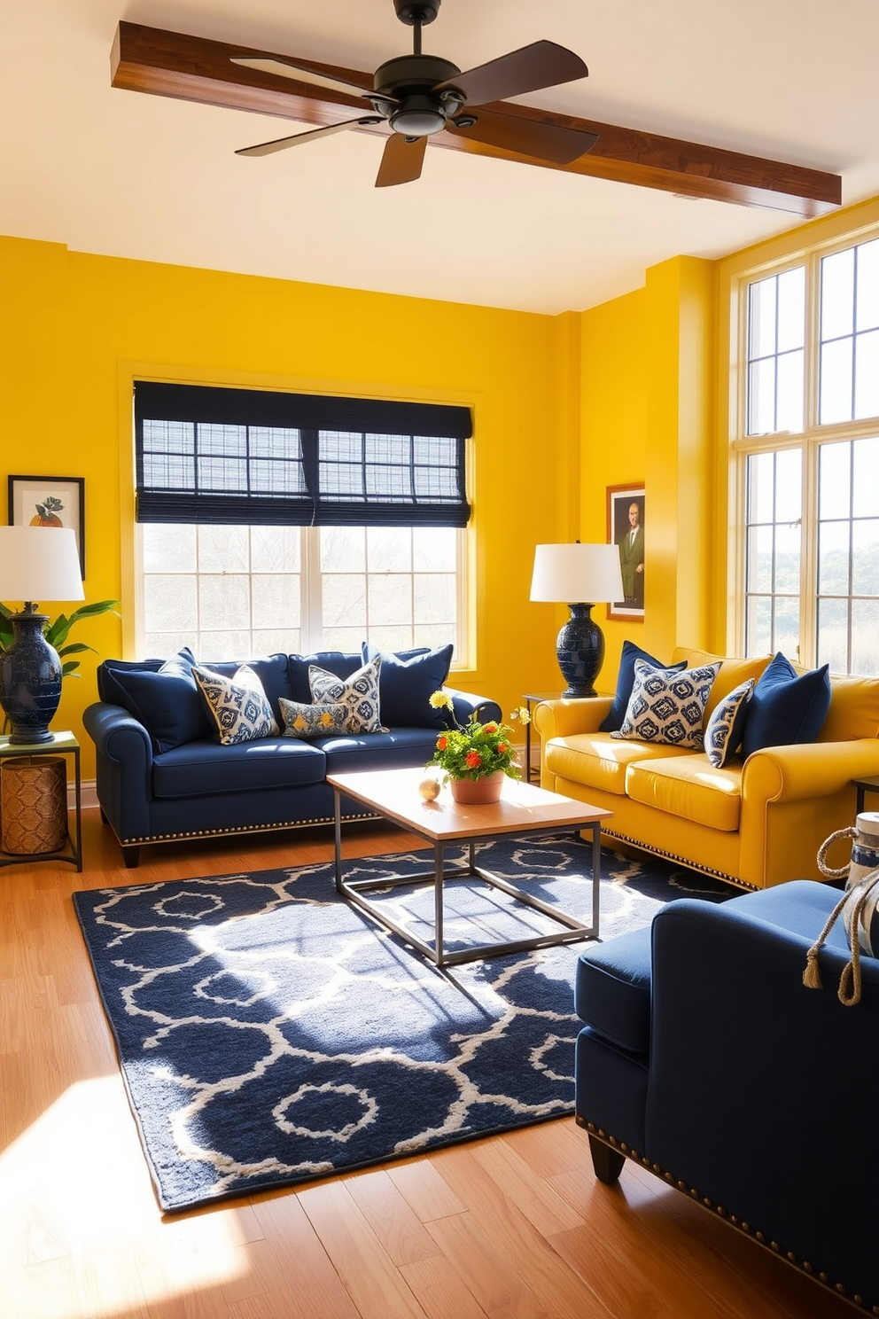 Yellow Wall Painting Ideas 5