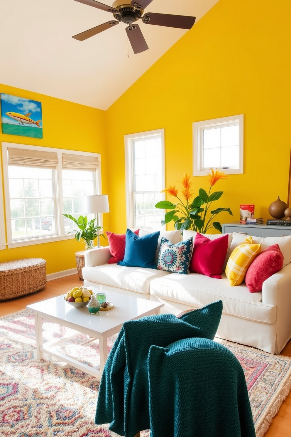 Yellow Wall Painting Ideas 9