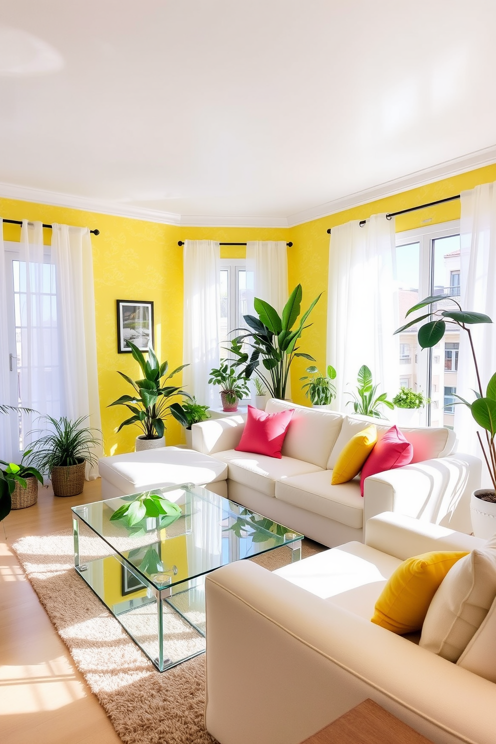 Yellow Wallpaper Decorating Ideas 29