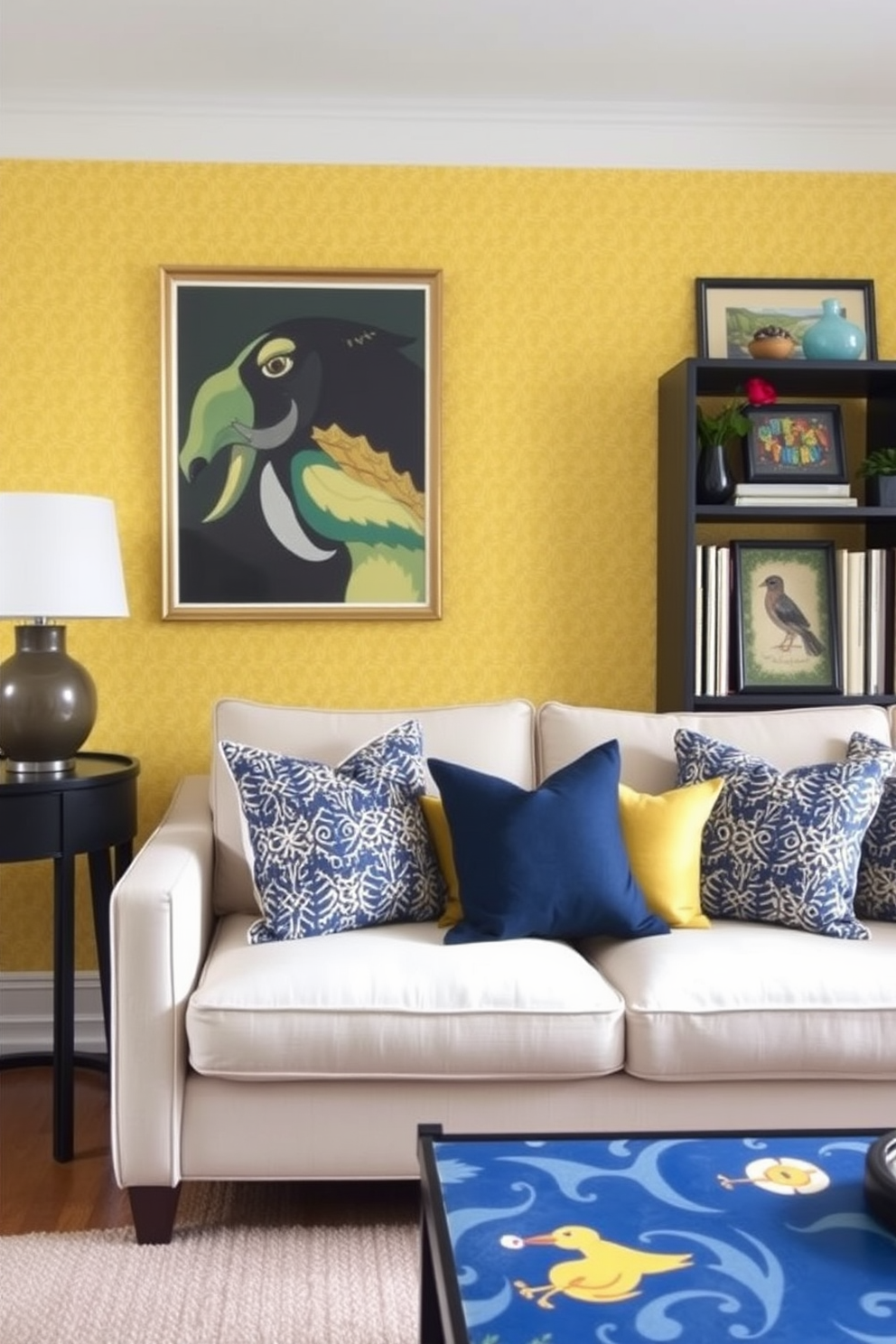 Yellow Wallpaper Decorating Ideas 30