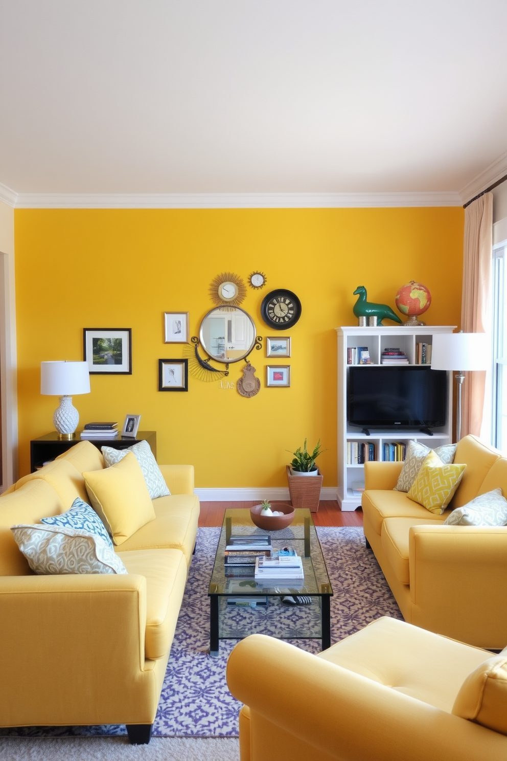 Yellow Wallpaper Decorating Ideas 5