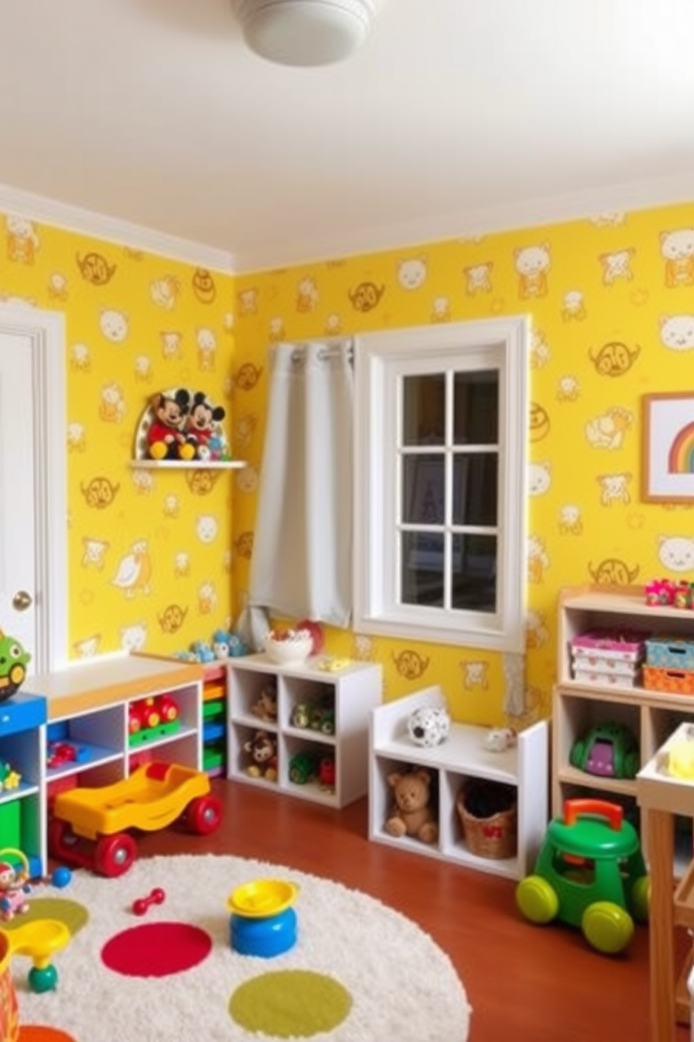 Yellow Wallpaper Decorating Ideas 8